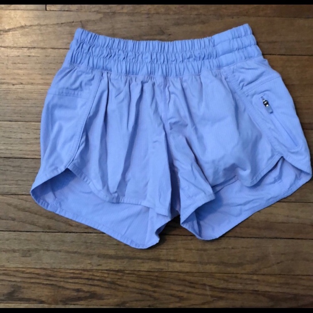 Lavender lulu lemon shorts great condition!
